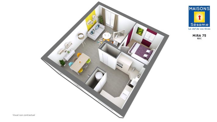 Vente terrain + maison Champs sur marne Seine-et-Marne