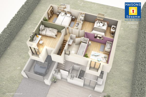 Vente terrain + maison Champs sur marne Seine-et-Marne