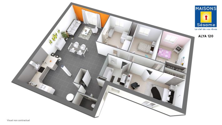 Vente terrain + maison FONTENAY SAINT PERE Yvelines