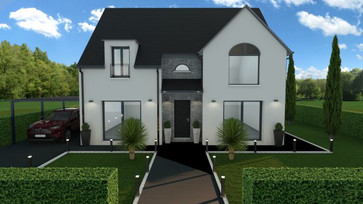 Vente terrain + maison MERIEL Val-d'Oise