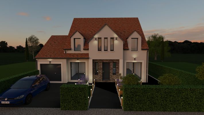 Vente terrain + maison Gisors Eure
