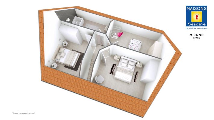 Vente terrain + maison OULINS Eure-et-Loir