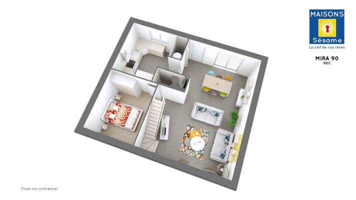 Vente terrain + maison OULINS Eure-et-Loir
