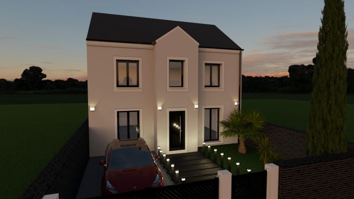 Vente terrain + maison LE BLANC MESNIL Seine-Saint-Denis