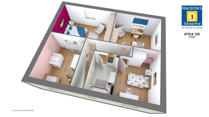 Vente terrain + maison Puiseux-en-France Val-d'Oise