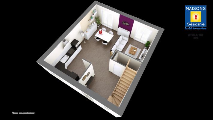 Vente terrain + maison COMBS LA VILLE Seine-et-Marne