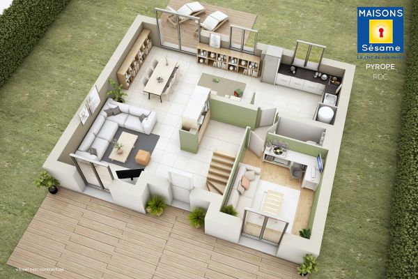 Vente terrain + maison dammartin en serve Yvelines
