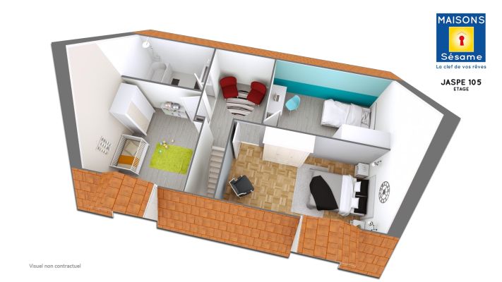 Vente terrain + maison noisy sur oise Val-d'Oise