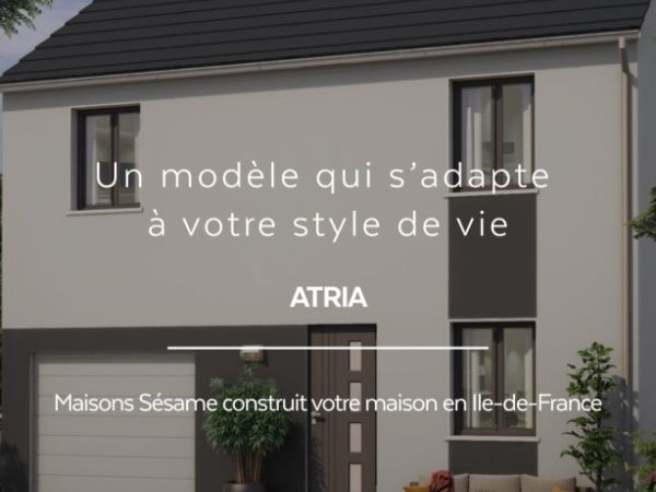🏠 ATRIA
Modèle de maison à étage personnalisable et modulable de 90m²
👉 Garage intégré
👉 cuisine ouverte sur le séjour 
👉 4 chambres
👉 grande salle de bain à...