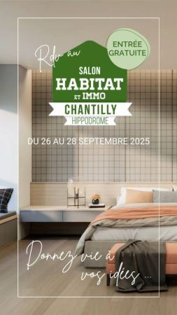 🏡✨ 𝗘𝗻𝘃𝗶𝗲 𝗱𝗲 𝗰𝗼𝗻𝗰𝗿é𝘁𝗶𝘀𝗲𝗿 𝘃𝗼𝘁𝗿𝗲 𝗽𝗿𝗼𝗷𝗲𝘁 𝗱𝗲 𝗺𝗮𝗶𝘀𝗼𝗻 𝘀𝘂𝗿 𝗺𝗲𝘀𝘂𝗿𝗲 ?
Retrouvez-nous au Salon de l’Habitat et de l’Immobilier de Chantilly !

📅 Du 26 au 28 septembre...