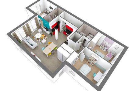 Rutile 3 chambres