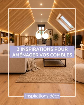 ✨ Inspiration déco
3 styles de combles aménagés, pour transformer cet espace sous les toits en un lieu chaleureux, fonctionnel et plein de caractère, adapté...
